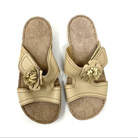 Fly Flot Celebrity slip on sandals beige - Picture 4 of 7